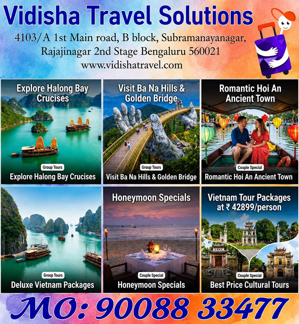Vidisha Travel Solutions promotional offer